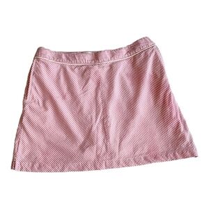 Greg Norman Perfect Fit Golf/Tennis Pink Striped Skirt Size 6